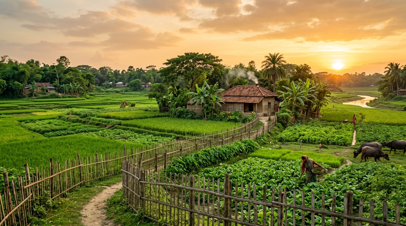 প্রাকৃতিক খাবারে বড় হওয়া